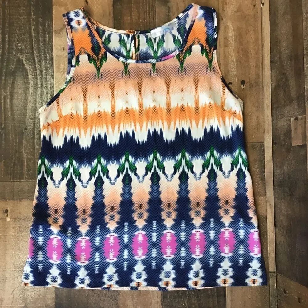 Whimsy Tank Top Multi Colored Print Medium - Picture 5 of 10